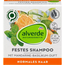 alverde NATURKOSMETIK Vaste shampoo met mandarijn-basilicumgeur, 60 g