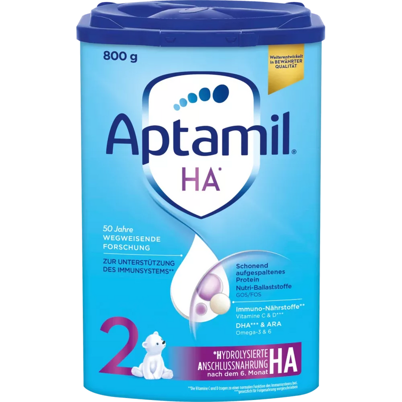 Aptamil opvolgmelk 2 HA na 6 maanden, 800 g