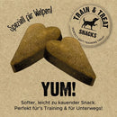 GIMDOG Dog Snack, Train &amp; Treat avec lapin et menthe, Junior, 125 g