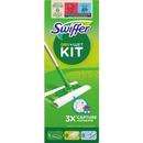 Swiffer Dust Mop System Starter (Bâton de sol + 8 lingettes sèches + 3 lingettes humides)