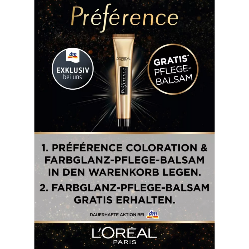 L'ORÉAL PARIS PRÉFÉRENCE Haarkleuring koper blond, 7.4 Dublin, 1 stuk