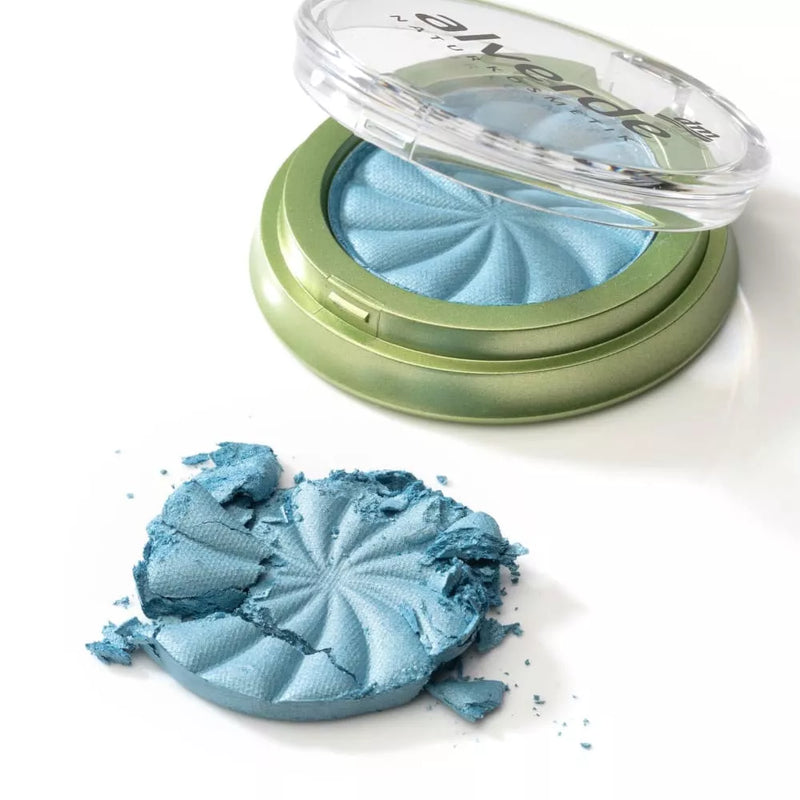 alverde NATURKOSMETIK Oogschaduw Mono 12 Aquatic Blue, 2 g