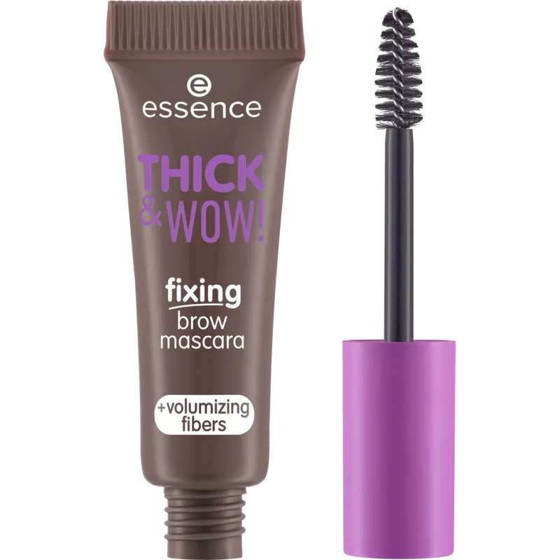 essence Wenkbrauwmascara Thick & Wow! 02 Ash Brown, 6 ml