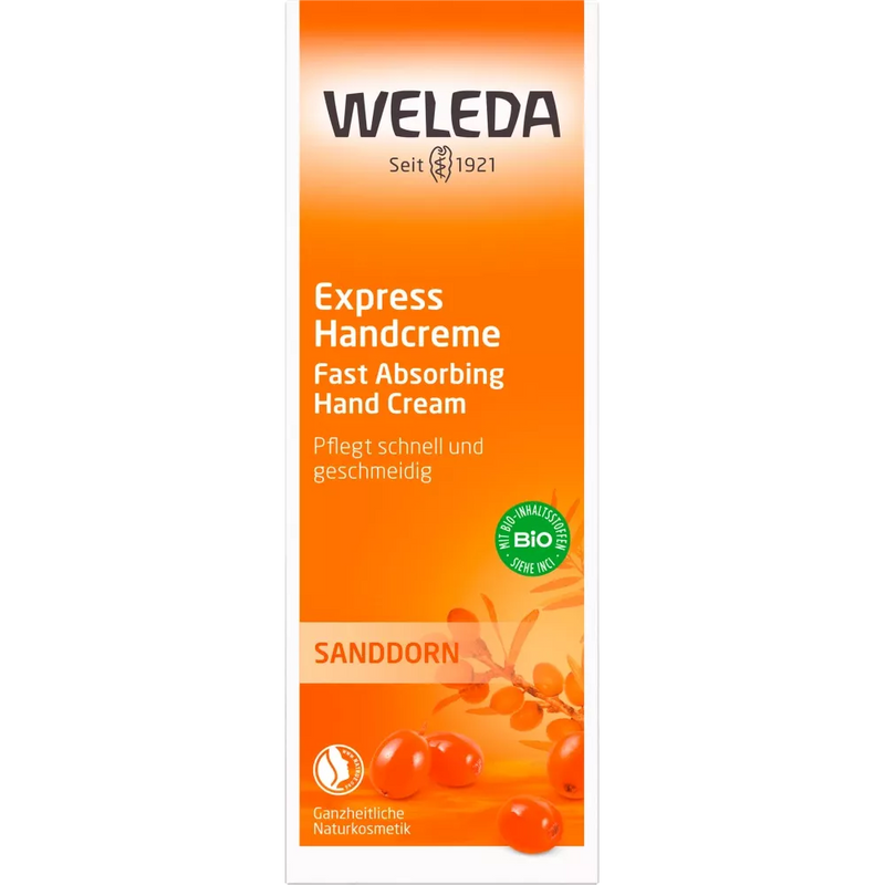 Weleda Handcrème Express Duindoorn, 50 ml