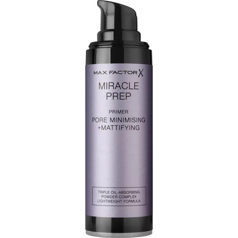 MAX FACTOR Make-up Primer Miracle Prep Porie Minimaliserende + Matterende Primer, 30 ml