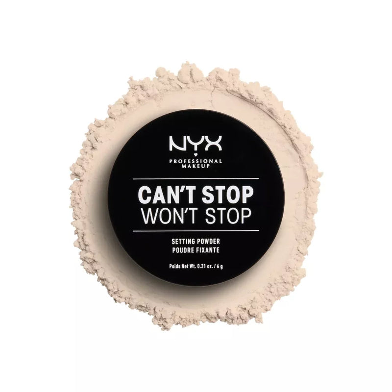 NYX PROFESSIONAL MAKEUP Poeder Can't Stop Won't Stop Setting Light 01, 6 g