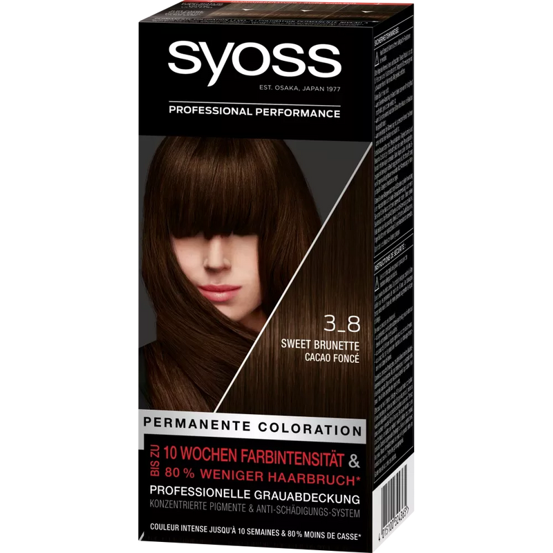 Syoss Haarkleur 3-8 Zoet brunette , 1 st