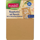 Profissimo natuur vouwkaartenset met enveloppen van gerecycled materiaal, 12 stuks.