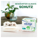 always Ultra pad Cotton Protection Long met vleugels, 10 stuks