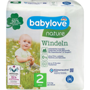 babylove Couches nature taille 2, Mini, 3-6 kg, 28 pièces