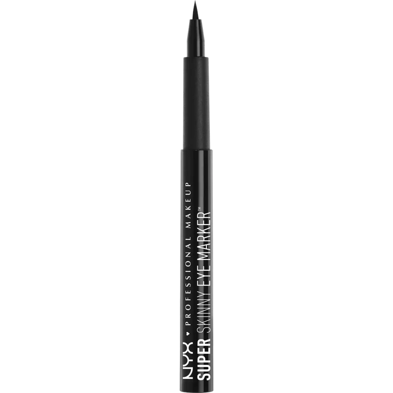 NYX PROFESSIONAL MAKEUP Eyeliner Super Skinny Eye Marker Carbon Black, 1.1 ml