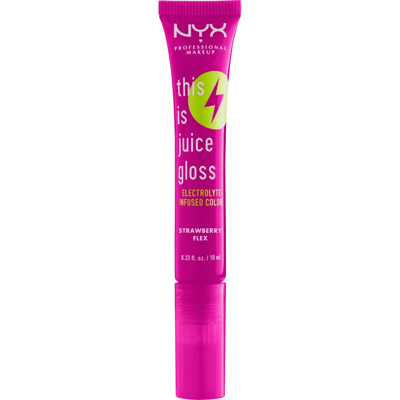 NYX PROFESSIONAL MAKEUP Gloss à lèvres This Is Juice 03 Strawberry Flex, 10 ml