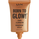 NYX PROFESSIONAL MAKEUP Highlighter Born To Glow Liquid Illuminator 03 Puur Goud, 18 ml