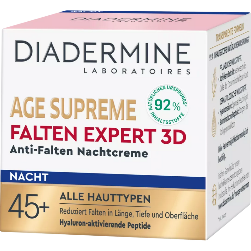 Diadermine Nachtcrème Age Supreme Wrinkle Expert 3D, 50 ml