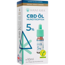 Hanfama CBD OIL Gouttes buccales 5%, 10 ml