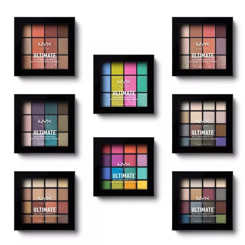 NYX PROFESSIONAL MAKEUP Palette de fards à paupières Ultimat 04 Brights, 13,3 g