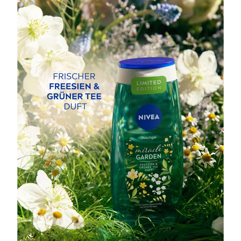 NIVEA Douchegel Miracle Garden Freesia & Groene Thee, 250 ml