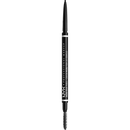 NYX PROFESSIONAL MAKEUP Crayon à sourcils Micro 08 Noir, 0,5 g