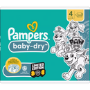 Pampers Luiers Baby Dry maat 4 (9-14 kg) Limited Edition Paw Patrol, maandelijkse doos, 222 stuks.