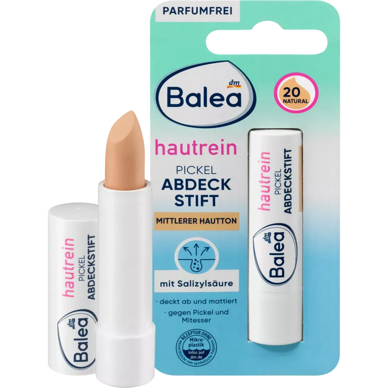 Balea Pimple Concealer Skin Clear Colour 20 Medium Huidtint, 4.5 g