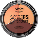 NYX PROFESSIONAL MAKEUP Contouring Powder 3 Steps To Sculpt Medium 03, 15 g