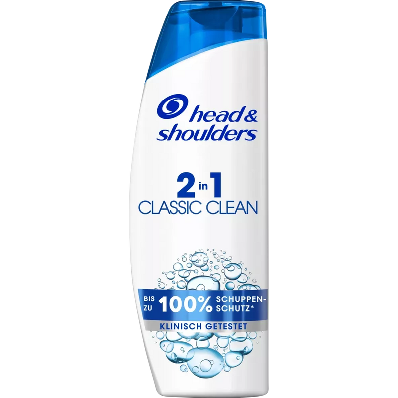 head&shoulders Shampoo & Conditioner 2in1 Anti-Dandruff Classic Clean, 250 ml