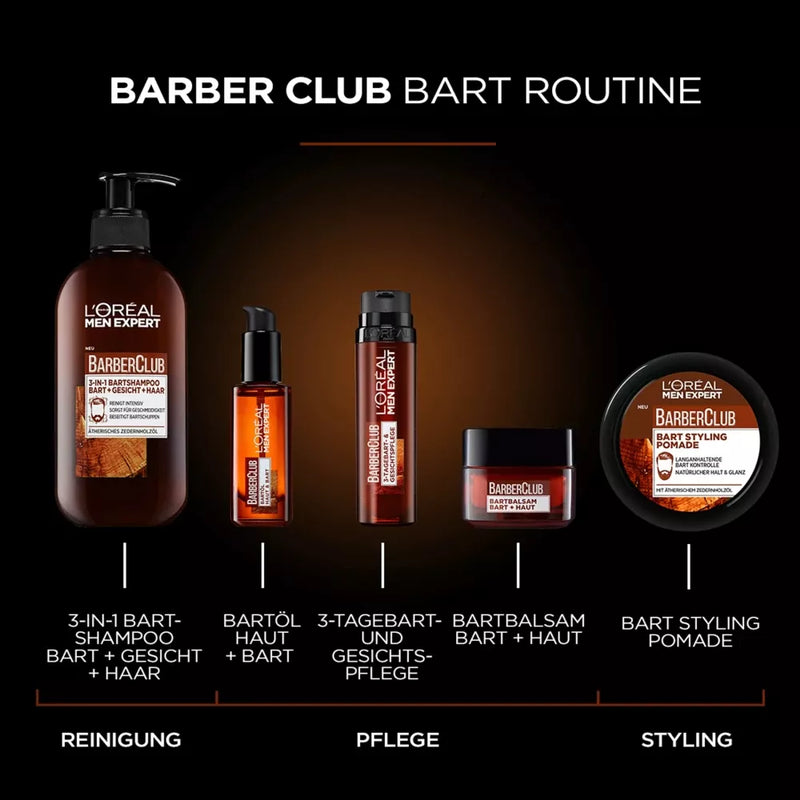 L'ORÉAL PARIS MEN EXPERT Baardbalsem Barber Club Baard + Huid, 50 ml