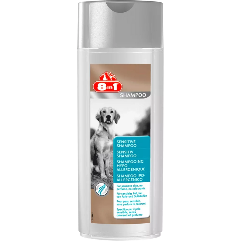 8in1 Shampoo voor honden, Gevoelig, 250 ml