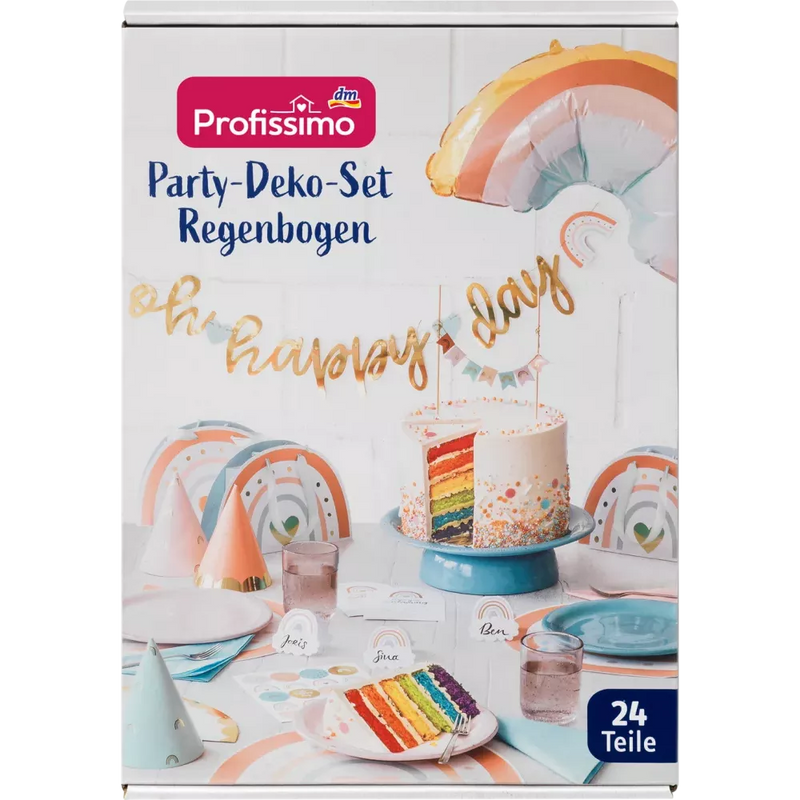 Profissimo Decoratieset Regenboog, 1 stuk