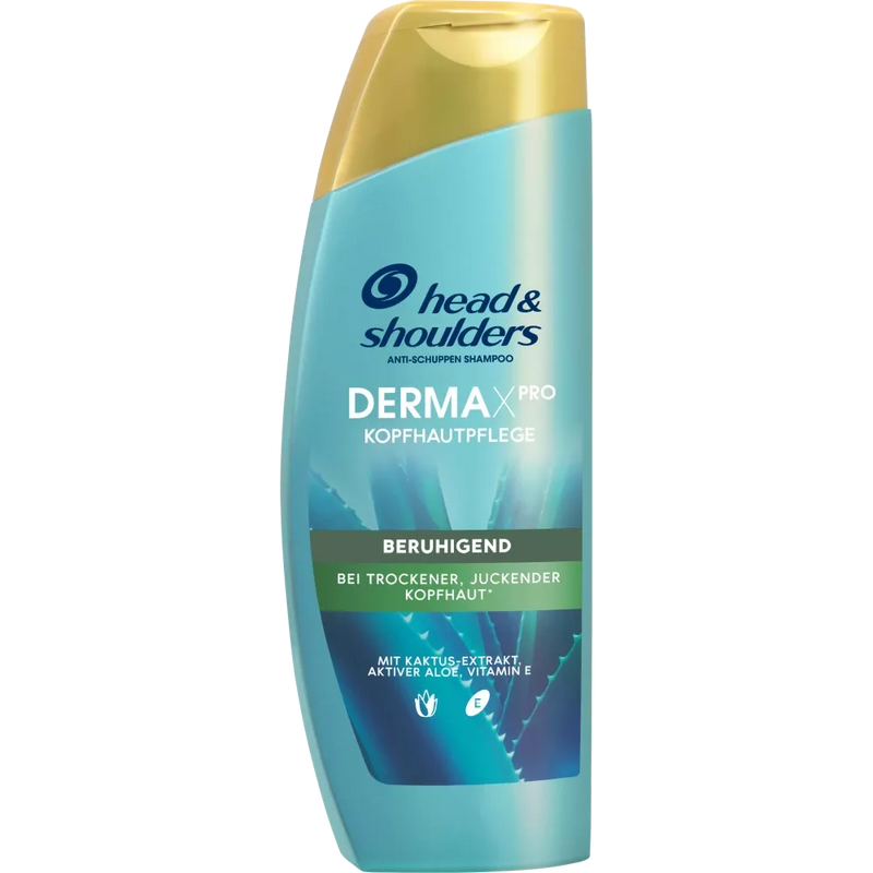 head&shoulders Shampoo Derma x Pro, Verzachtend, 225 ml