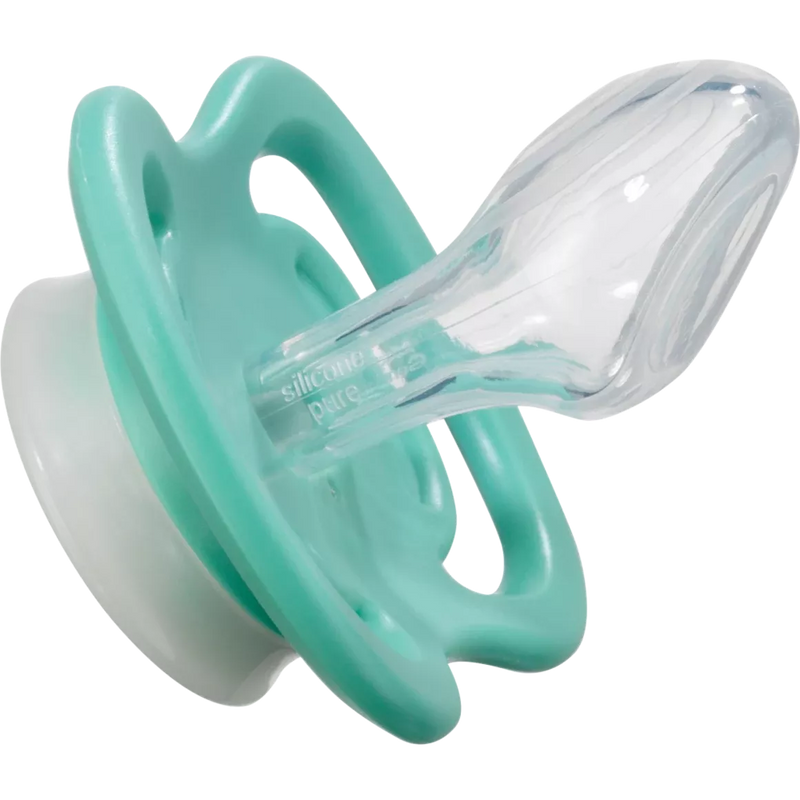 babylove Fopspeen Air Night silicone anatomisch, blauw/wit, maat 3, vanaf 16 maanden, 2 st.