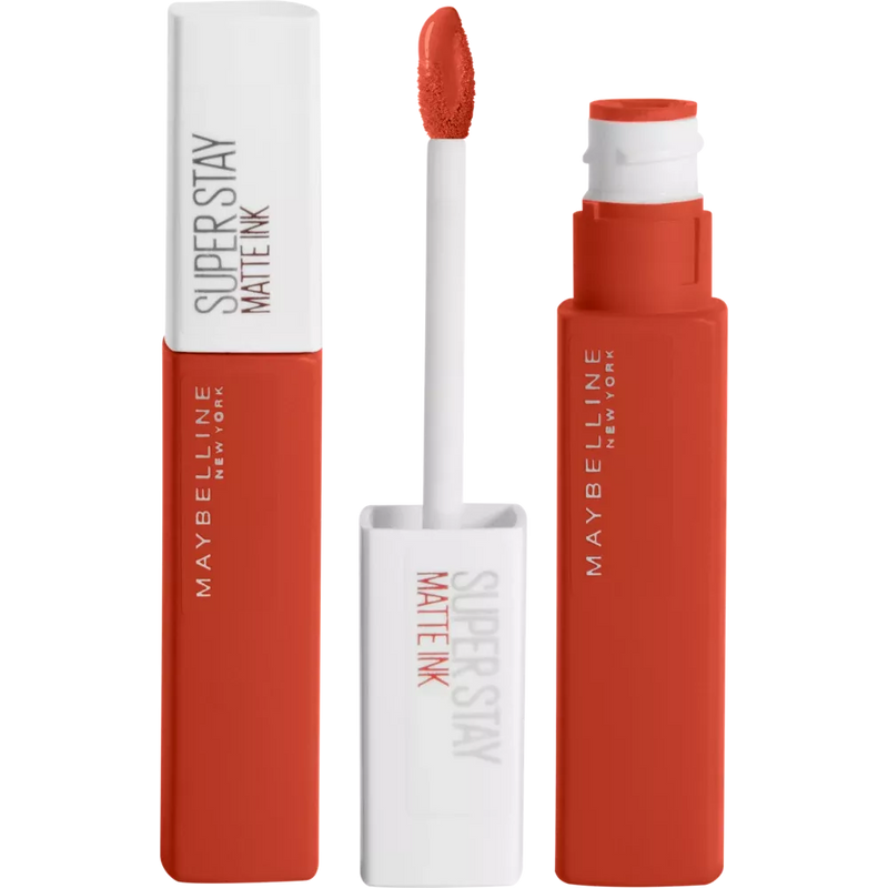 Maybelline New York Lipstick Super Stay Matte Inktblokjes 135 Globetrotter, 5 ml