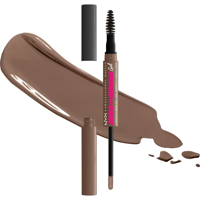 NYX PROFESSIONAL MAKEUP Wenkbrauwgel Zero To Brow 05 Ash Brown, 2,3 g