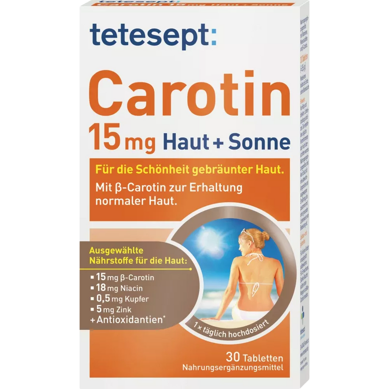 tetesept Caroteen (30 tabletten), 15,6 g