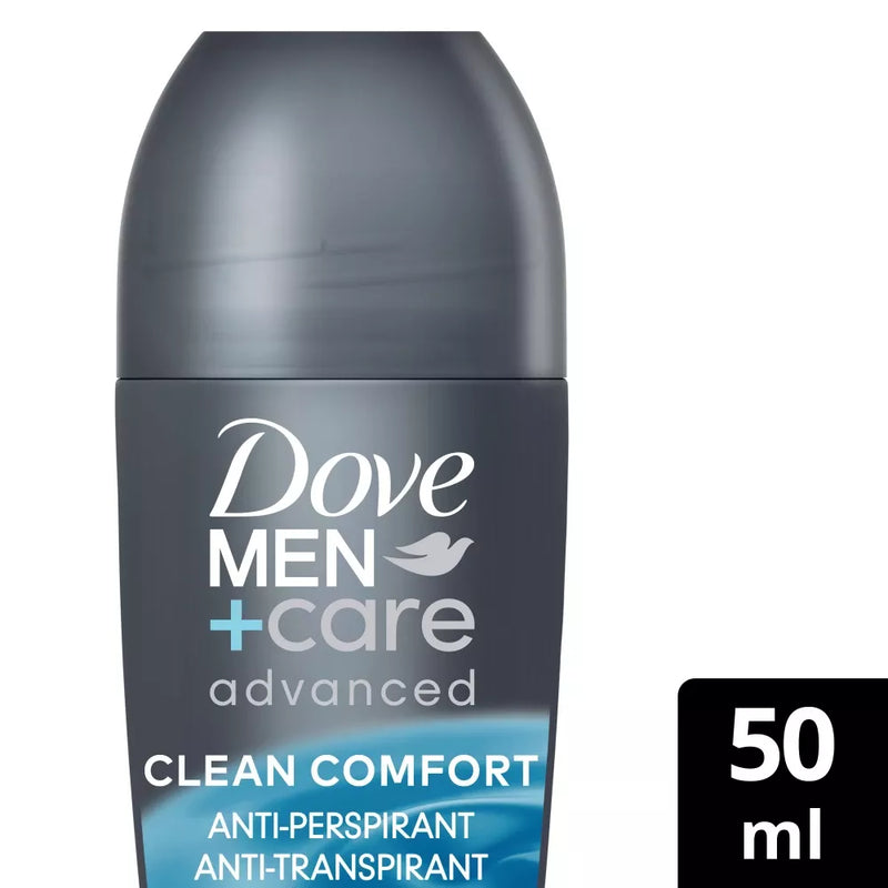 Dove MEN+CARE Anti-transpirant Roll-On Advanced Clean Comfort, 50 ml