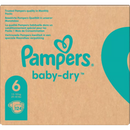 Pampers Luiers Baby-Dry maat 6 Extra Large, 13-18 kg, maandbox, 124 stuks