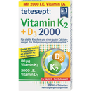 tetesept Vitamine K + D3 Mini Comprimés 30pcs, 9.2 g