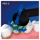 Oral-B Elektrische tandenborstel Pro 3 Cross Action zwart, 1 stuk