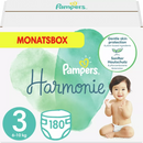 Pampers Luiers Harmonie maat 3 Midi, 6-10kg, maandbox, 180 stuks