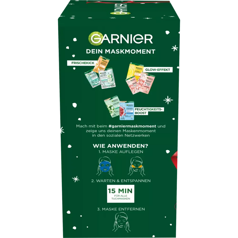 Garnier Skin Active Adventskalender 2023 Doekmaskers, 1 stuk