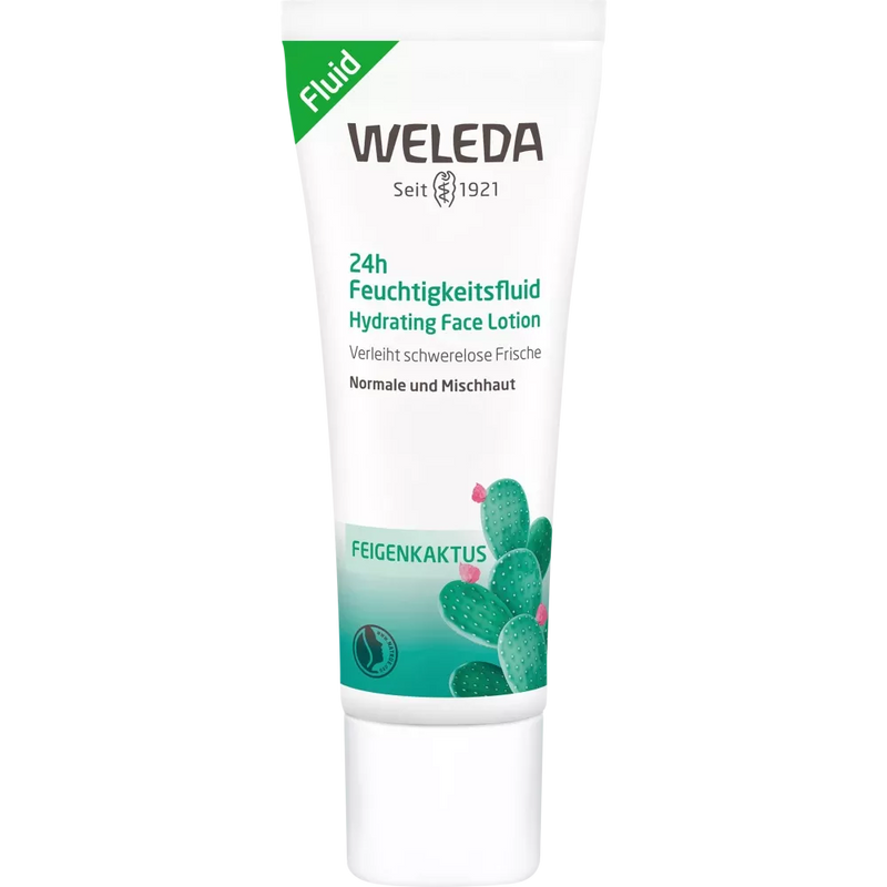 Weleda Fluid Cactusvijg 24h Hydraterende Fluid, 30 ml