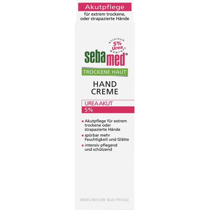 sebamed Handcrème droge huid Urea Acute (5%), 75 ml
