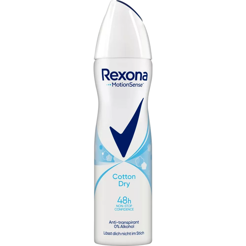 Rexona Deo Spray anti-transpirant katoen droog, 150 ml