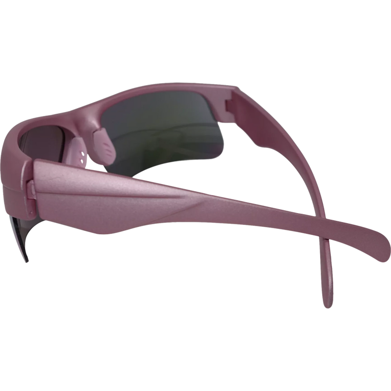 SUNDANCE Sportbril in roze metallic met spiegelende glazen, 1 stuk