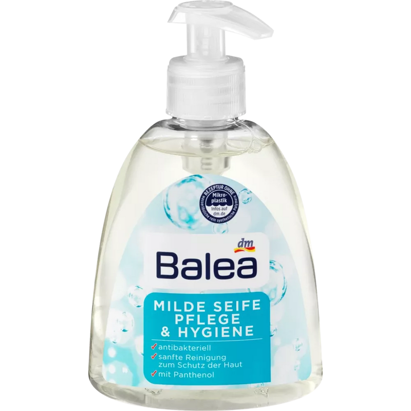 Balea Vloeibare zeep, milde zeep verzorging & hygiëne, antibacterieel, 300 ml