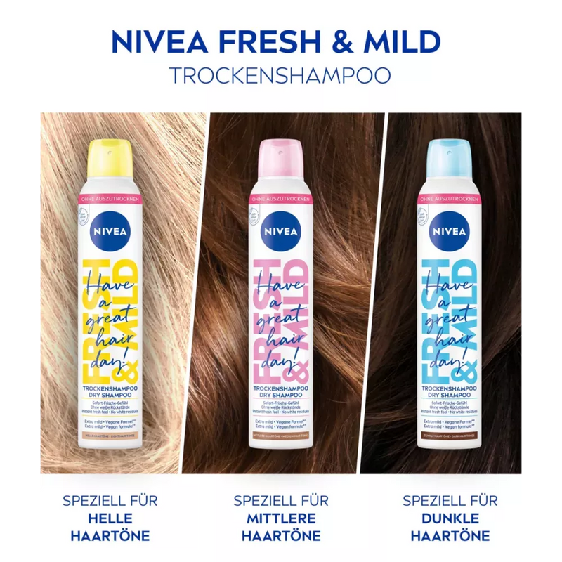 NIVEA Droogshampoo Fresh Revive medium, 200 ml