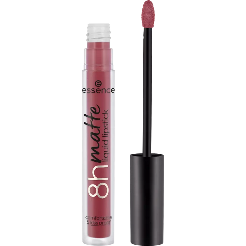 essence Lipstick Liquid 8h Matte 08 Dark Berry, 2.5 ml