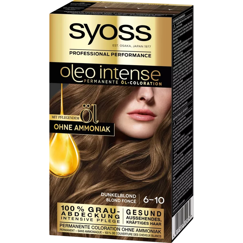 Syoss Oleo Intense Haarkleur donkerblond 6-10, 1 stuk