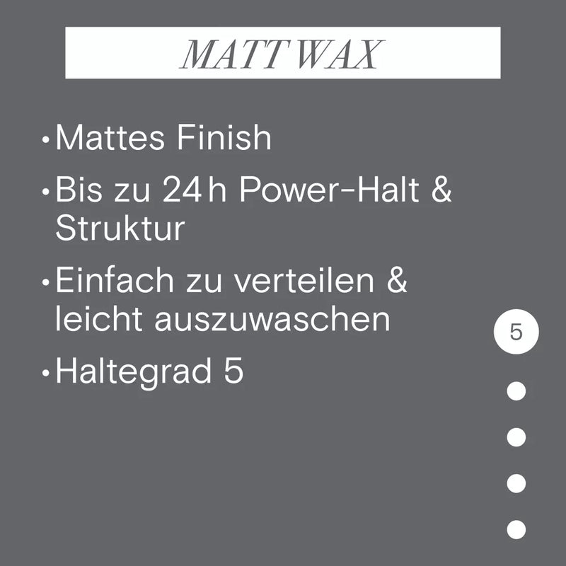 Schwarzkopf taft Haargel MATT WAX Hold 5, 75 ml
