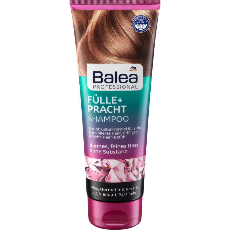 Balea Professional Shampoo Volheid + Pracht, 250 ml